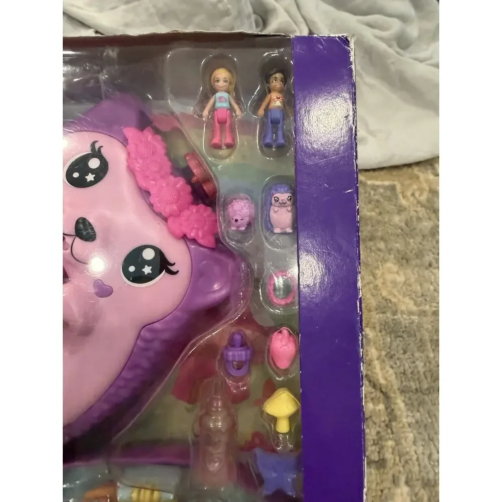 Polly Pocket Hedgehodge Mom & Baby Toy NEW Open Box